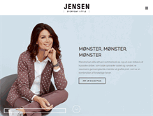 Tablet Screenshot of jensenwomen.dk